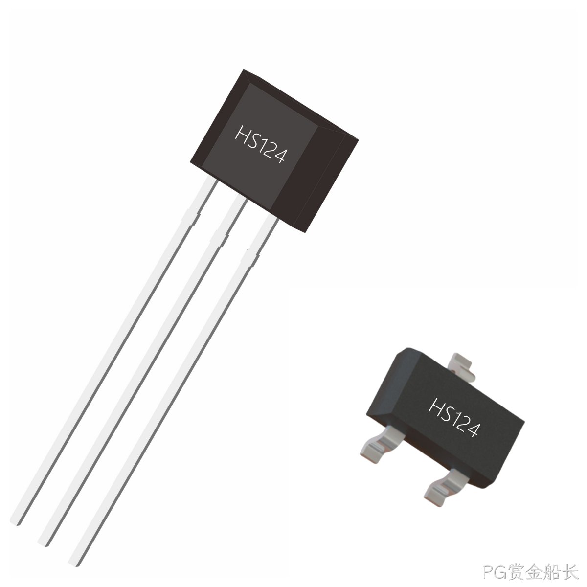 HS124全极型高频高灵敏度霍尔效应开关
